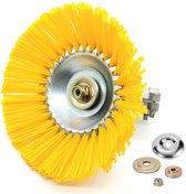 SlimShop Onkruidborstel - Bosmaaier Grastrimmer - Onkruid - Onkruidkrabber - Voegenborstel - Onkruidverwijderaar - 20CM - Max 10.000 toerental p/m - Nylon