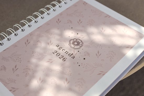 Agenda Maan Amsterdam 2026 - Agenda annuel A5 - Agenda hebdomadaire - Classeur à anneaux - 1 semaine sur 2 pages