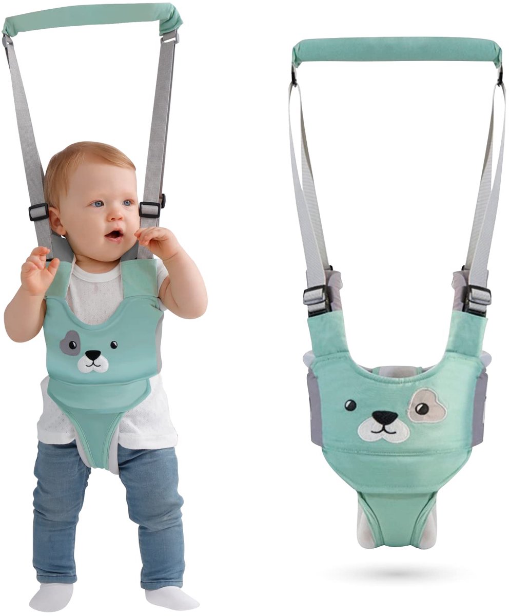 Baby Walker Assistant - Loopstoel Babywalker - Loopwagen - Loopstoel - Baby Walker - Leren Lopen - Baby Assistent - Peuter Harnas - Alternatief Loopwagen - Baby Loopstoeltje - groen