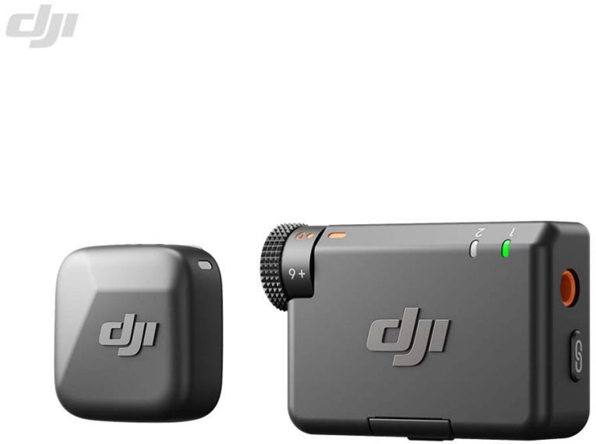 DJI Mic Mini (1 Tx + 1 Rx) Microfoon Grijs