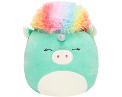 foto van Squishmallows - Large Plush 35cm Teal Unicorn With Rainbow Hair