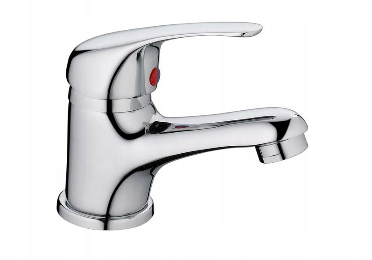 Kuchinox Vivo Serie - Wastafelkraan - Chromen Afwerking - Keramische Kop - 94mm Uitloop