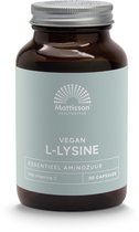 Mattisson - L-Lysine+ met Vitamine C - Essentieel Aminozuur - 90 Capsules