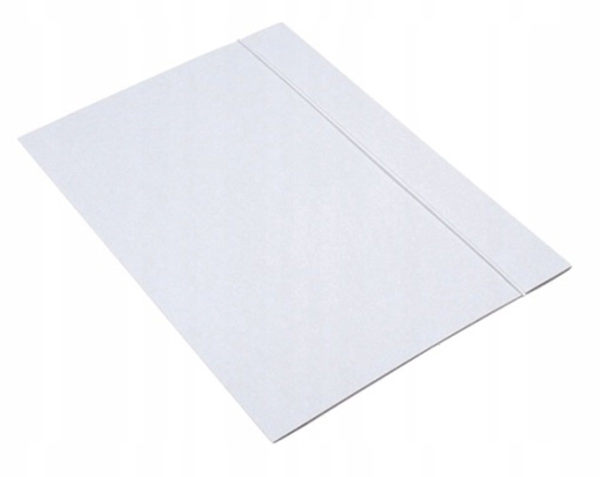 Barbara - Schoolmap met Elastiek - A4 - Wit