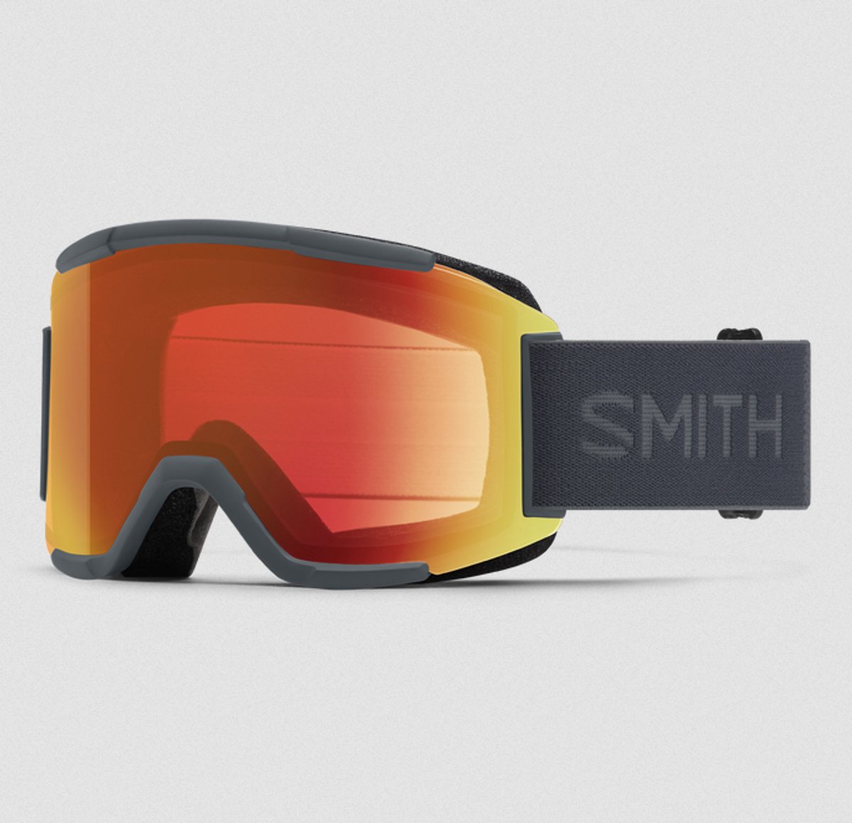 Smith Squad skibril met ChromaPop Everyday & Clear lens Grijs