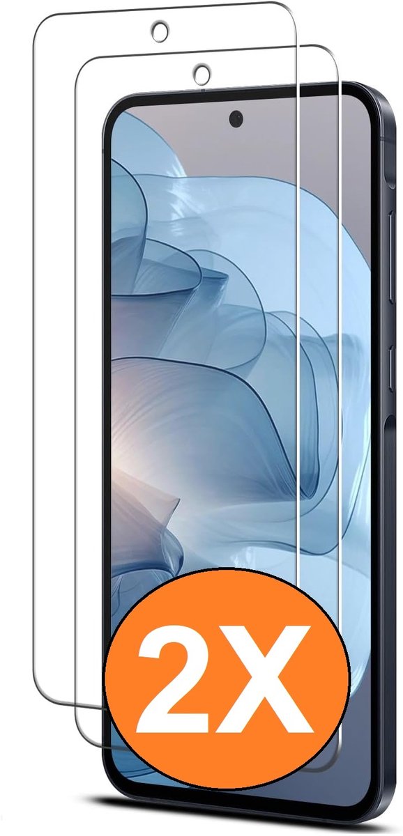 Screenprotector geschikt voor Samsung Galaxy M56 / A56 - gehard Glas Tempered Glass - 2 Stuks