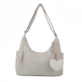 Sac à bandoulière en velours côtelé Ibenzoa® élégant et fonctionnel pour femme avec Riem réglable et plusieurs compartiments