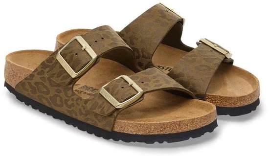 Birkenstock Arizona SYN Leo Kaki