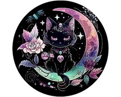foto van DEETJE – Popsocket - Universele Verstelbare Popsocket - Telefoonbutton - Telefoonaccessoire - Geschikt voor de meeste Smartphones en Cases - GSM Tablet Popsocket - Blauw - Groen -Paars