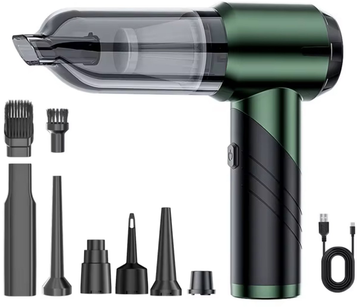 Fenshen 2-in-1 Mini Stofzuiger & Air Duster met HEPA-filter - Fenshen - €49,95