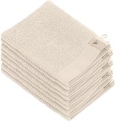 Walra Remade Washandjes 16x21 - set van 10 - Zware kwaliteit - Beige