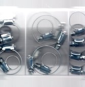 Assortiment de colliers de serrage de 26 tailles différentes réglables