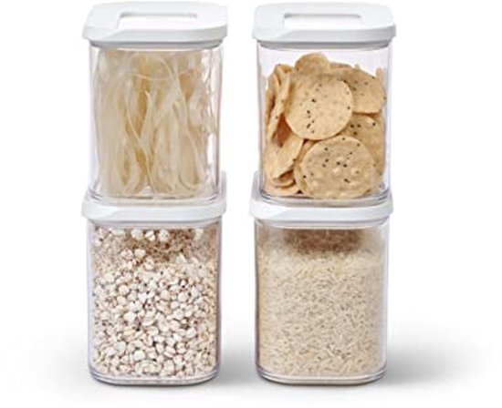 Mepal - Set de boîtes de conservation Modula 4 pièces - Wit - 4 x 1000 ml