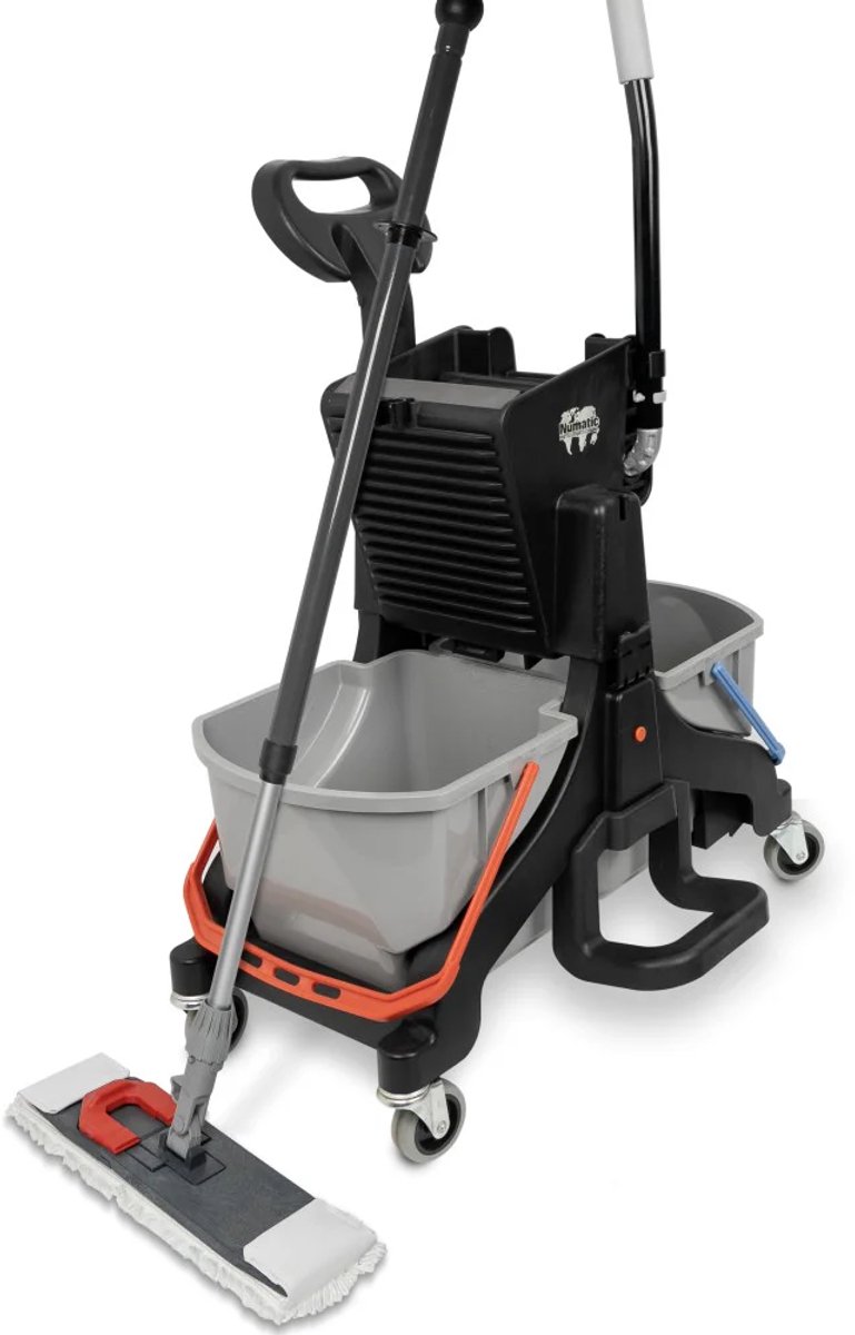 Numatic Rolemmer MMT1616B met NuTech hang-on Mopkit