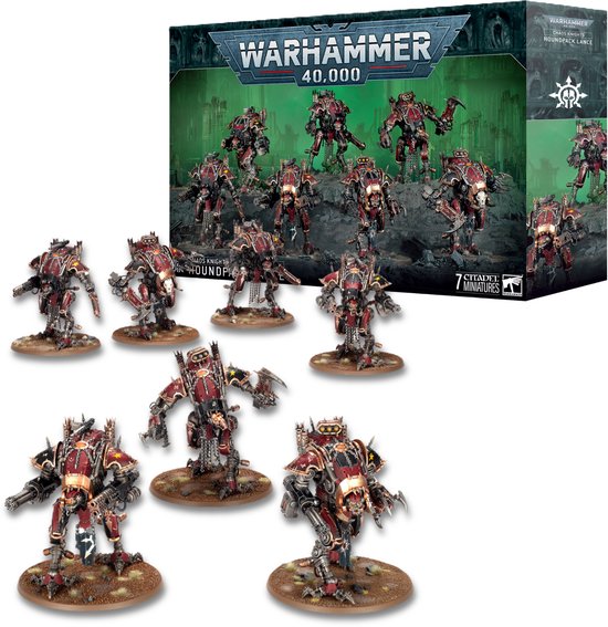 Warhammer Chaos Knights Battleforce Houndpack Lance - 40K | bol