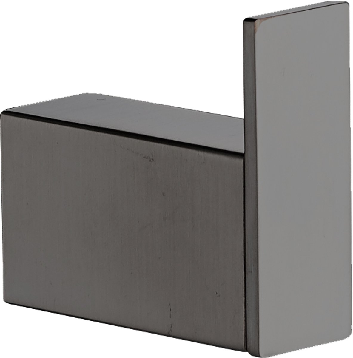 Plieger altea badkamer haak - enkele haak - geborsteld gunmetal