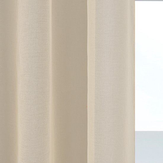 Woaboy transparante raamgordijnen, vitrage met plooiband, moderne decoratieve gordijnen voor slaapkamer, woonkamer, huis, set van 2, 140x215cm, wit