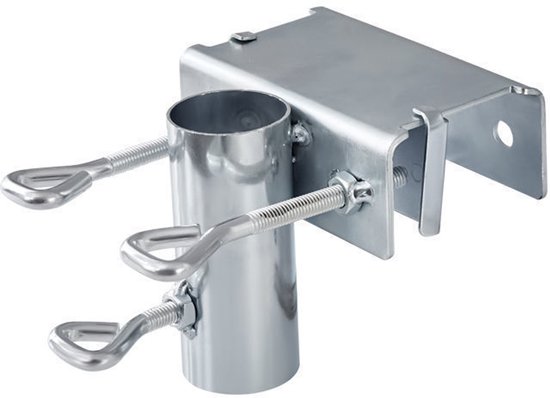 NSXIN Tafelklem voor parasols, parasolhouder van staal, balkon, parasolstandaard, balkonklem voor tuin, terras, balkon, leuningen ( 24-32 mm
