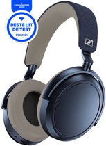 Bol.com Sennheiser MOMENTUM 4 Wireless - Draadloze over-ear koptelefoon met Noise Cancelling - 60u batterij - Snelladen – 4 Micr... aanbieding