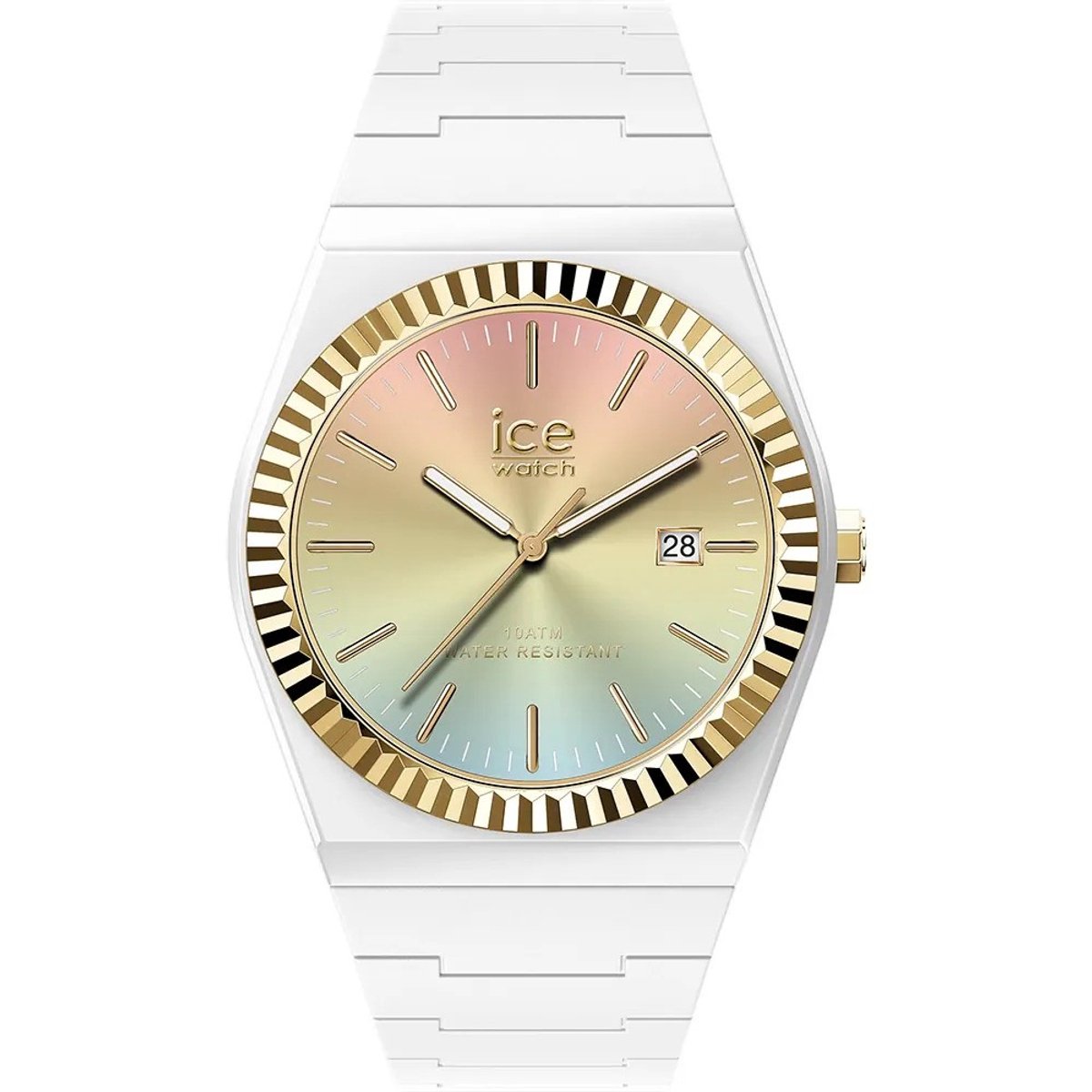 Ice Watch ICE power - PW1 - White sunset rainbow 024766 Horloge - Siliconen - Wit - Ø 36 mm