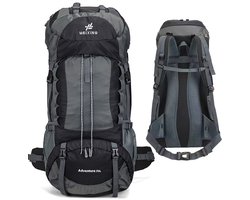 Bergsport Rugzak-Wandelrugzak 70L-waterdichte-ultralichte-Grote capaciteit-Heren Dames Trekkingrugzak Reisrugzak-- Backpacker Rugzak voor Wandelen, Bergbeklimmen, Kamperen, Reissporten-Vaderdag Cadeau