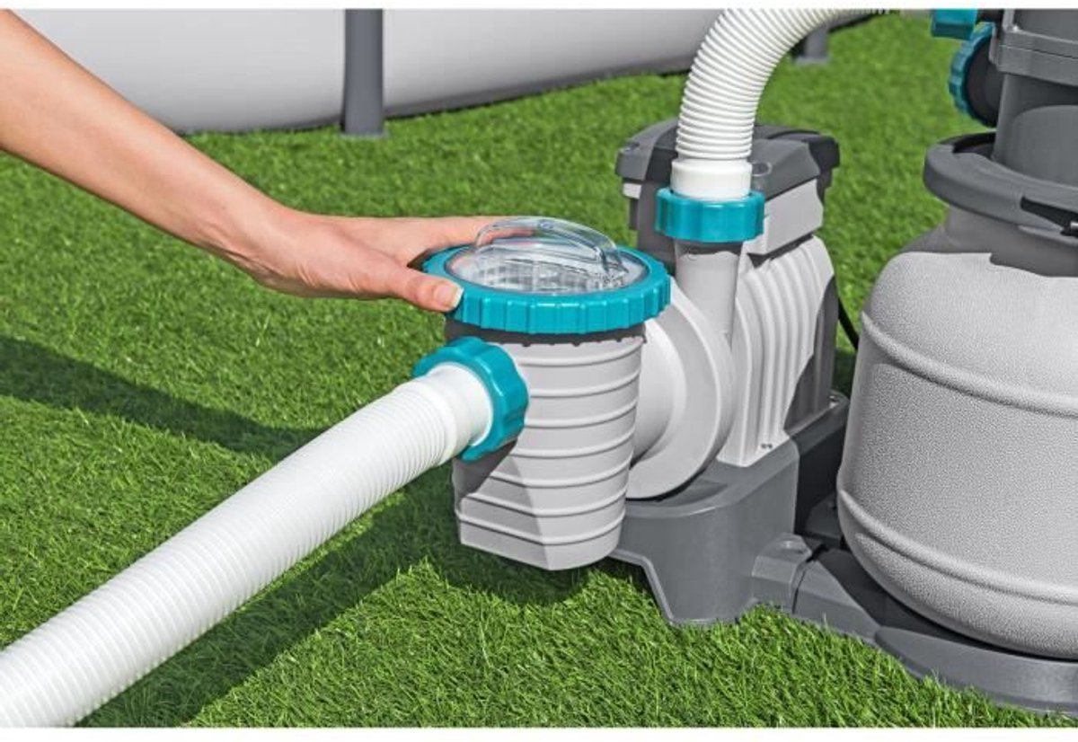 Zandfilter/filtratiepomp voor zwembaden tot 42 m3 - Bestway - 6.056 L/u - Met voorfilter – foto 4