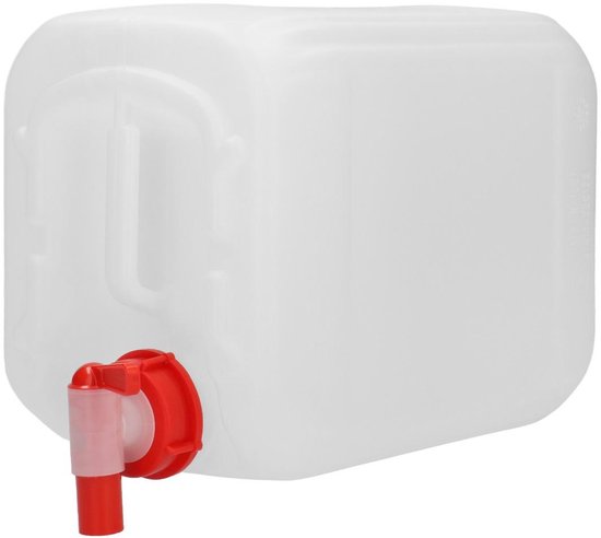 2 x 10.000 ml Jerrycan UN gekeurd HDPE naturel + Dop Zwart + Tap kraan - BPA Vrij - Niet Breekbaar - Jerrycan UN gekeurd - 2 stuks van Merkloos — afbeelding 2