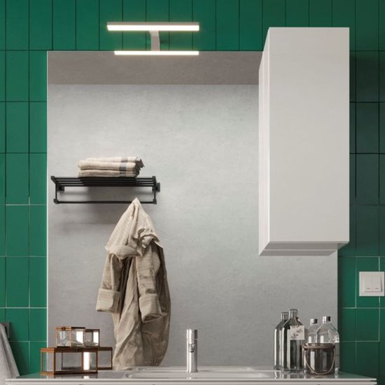 Modulo Badkamermeubel Met Wastafel | 120 Cm Hoogglans Zwart Greeploos Front Natuursteen 3 Lades Bmw19 01397