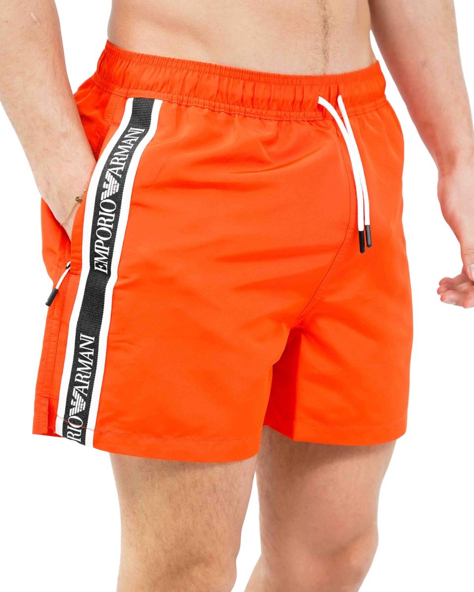 Emporio Armani Man Woven Boxer Beachwear