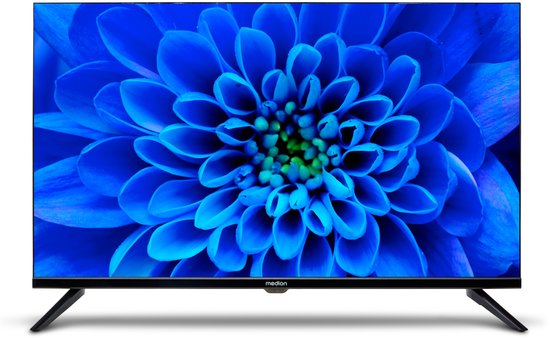 MEDION 80 cm (32 inch) HD TV (Triple Tuner DVB-T2 DVB-C DVB-S2, 2 x HDMI, VGA, USB, Mediaspeler, VESA, CI+), MD 832000