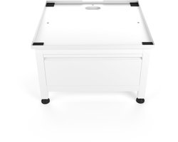 Wasophoogte® Wasmachine verhoger met lade - Wasmachine opbouwmeubel - Wasmachine sokkel - 42cm hoog - Wit - Universeel - 65*60,5 (LxB) - Inclusief wandbeugels