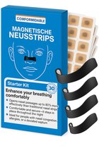 Comformidable Magnetische Neusstrips – Anti Snurk - Neusspreider – Neuspleister - 30 Dagen Voorraad (60 Pleisters) - Huidvriendelijk & Comfortabel