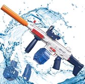 Mitovi® Elektrisch Waterpistool – Automatische Watergun – Krachtig 8m Bereik - Watergeweer – Aquablaster – Elektrisch & Automatisch Waterspeelgoed – Buitenspeelgoed voor Kinderen & Volwassenen – Zwembad & Tuin – Perfect voor Zomerpret & Vakantie
