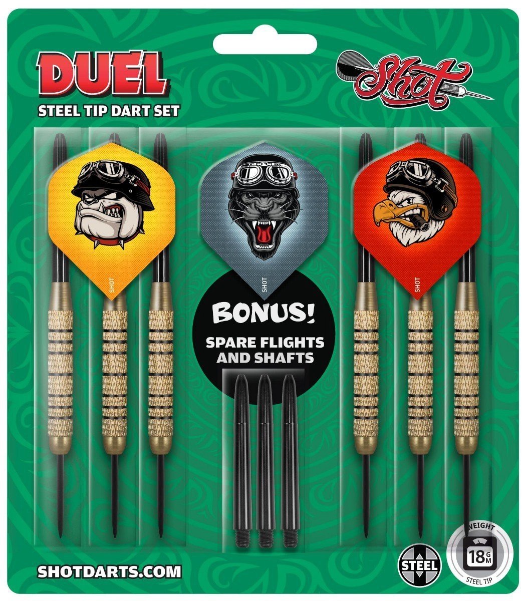 Shot Value Range Duel Steeltip Darts Set