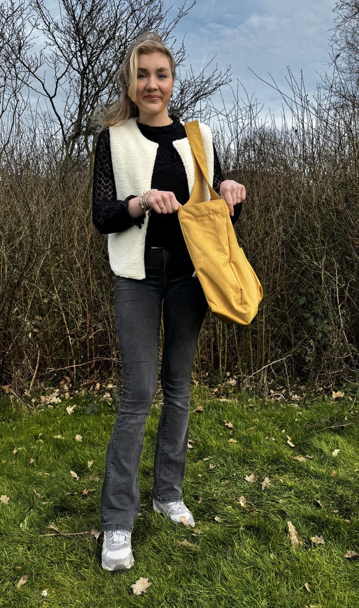 ZENSEOUS Duurzaam Yoga Strand Golf Shopper Reis Cabine Tas Oversized XXL Geel van ZENSEOUS — afbeelding 3
