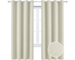 2 panelen verduistering buitengordijnen, waterdicht, winddicht, thermisch geïsoleerde buiten patio gordijnen voor veranda/pergola/tuin/schui
