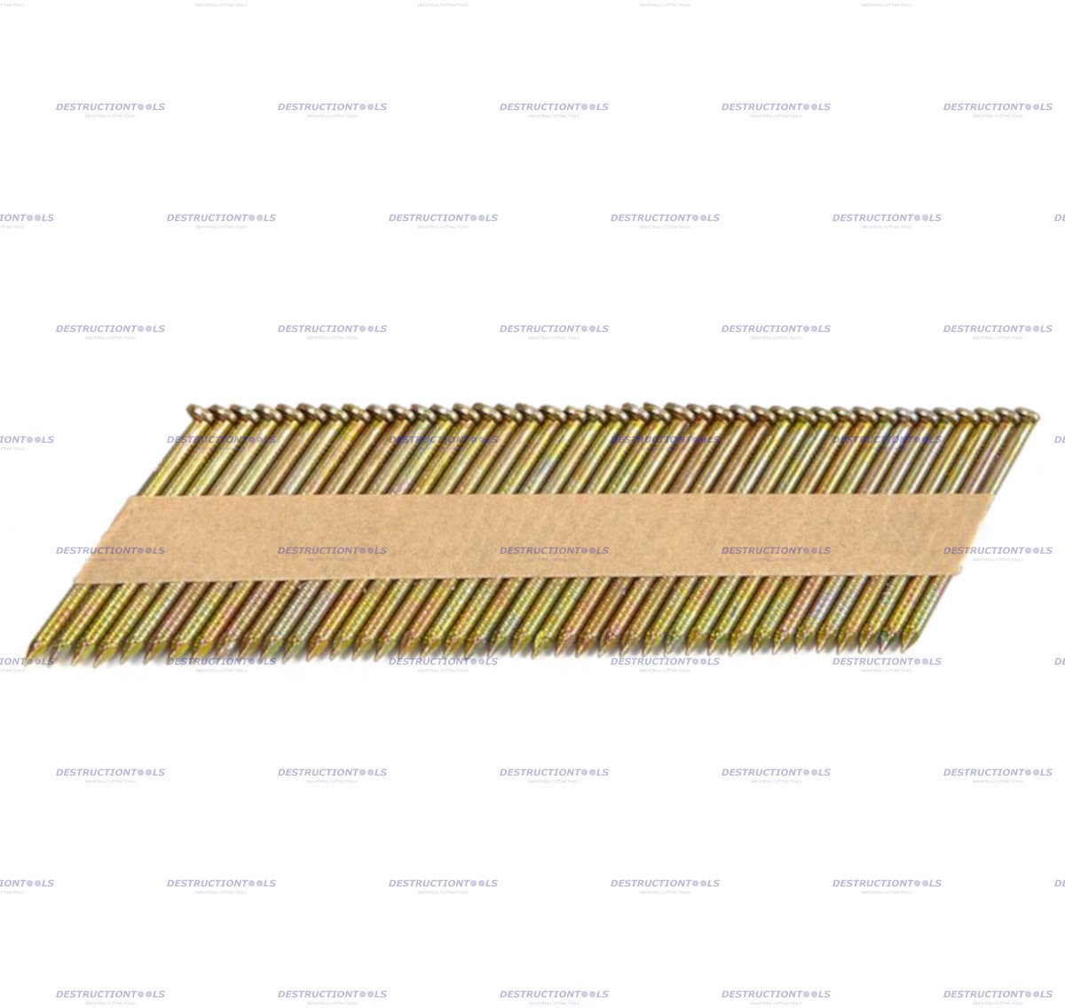 3000x stripnagels/stripspijkers 34° D-kop - 3,05 * 75mm - Geringd - papiergebonden