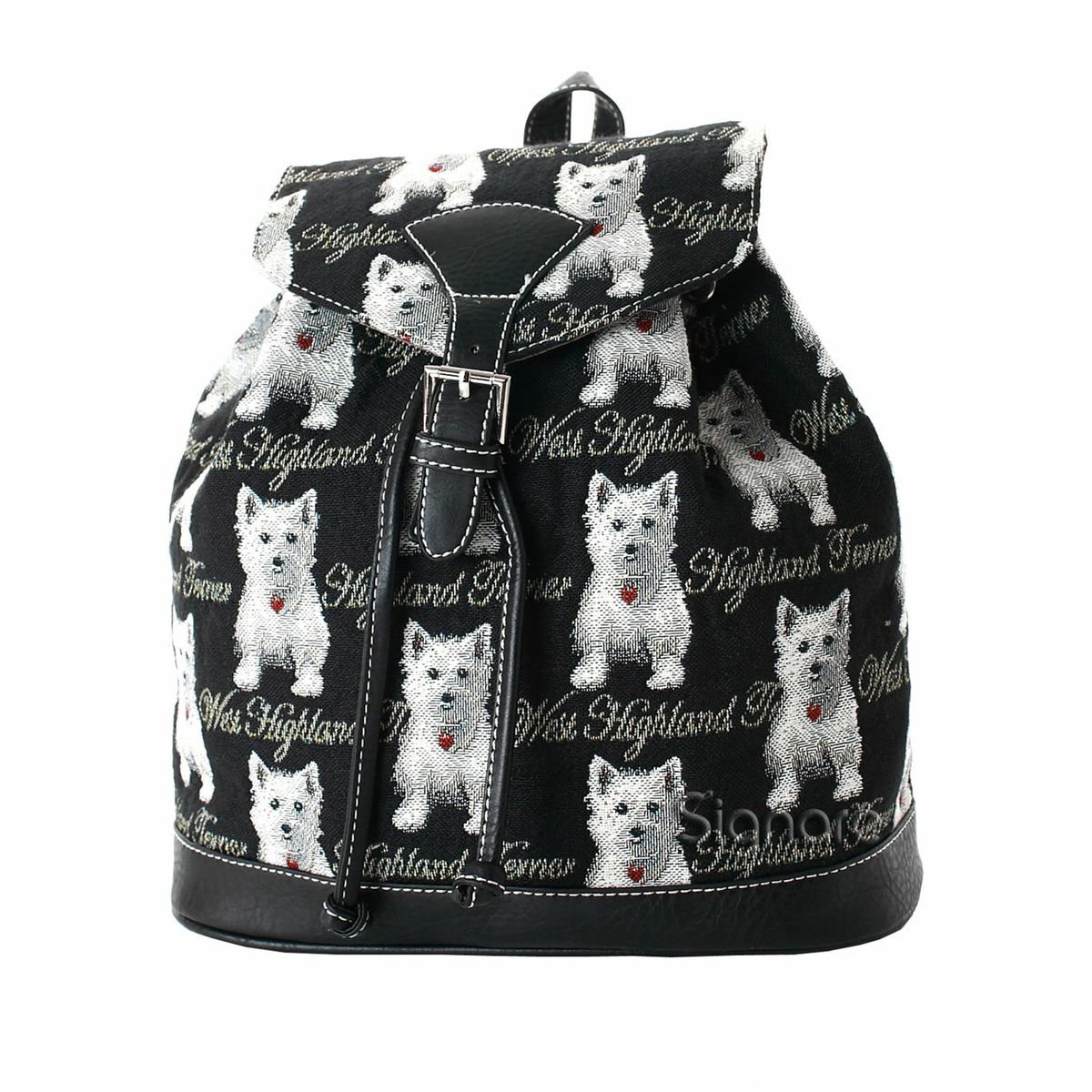Rugtas - Rugzak - klein - Westie - Highland Terrier - Hondje - Hondjes