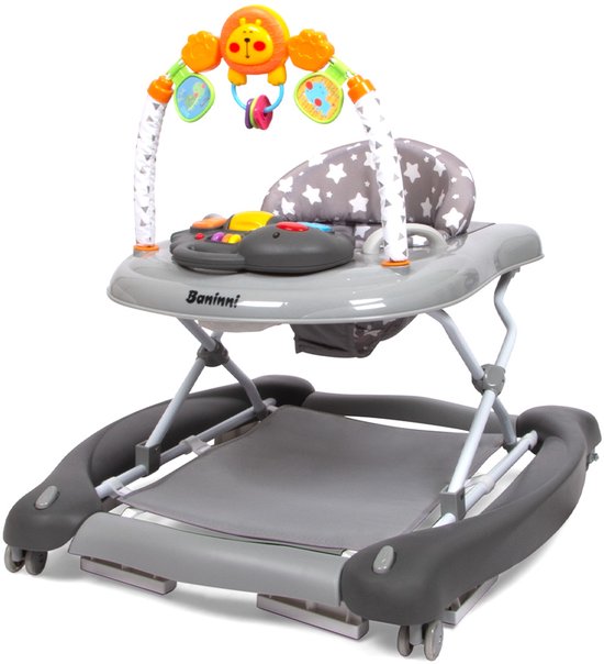 Baninni 5-in-1 Loopstoel Maya Grijs van Baninni — afbeelding 4