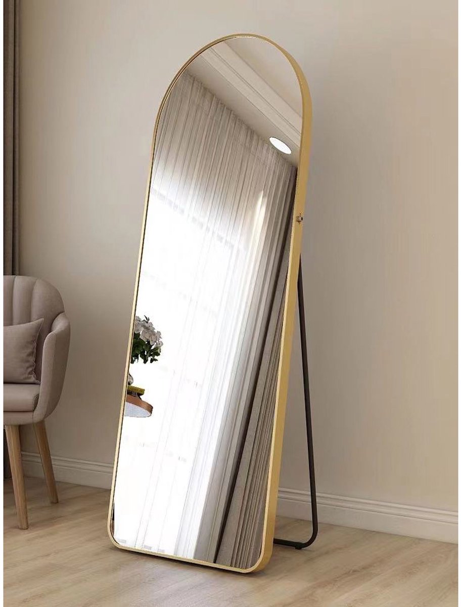 Milton & Oldbrook Staande Spiegel 40 x 150 cm Palermo Goud