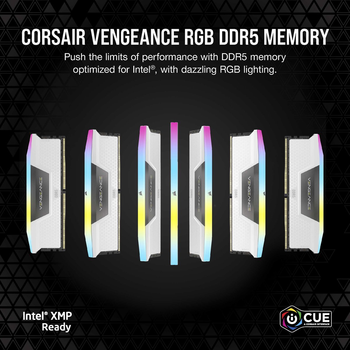 Corsair Vengeance RGB DDR5 - 2x16GB - 6000 MHz - Wit | bol