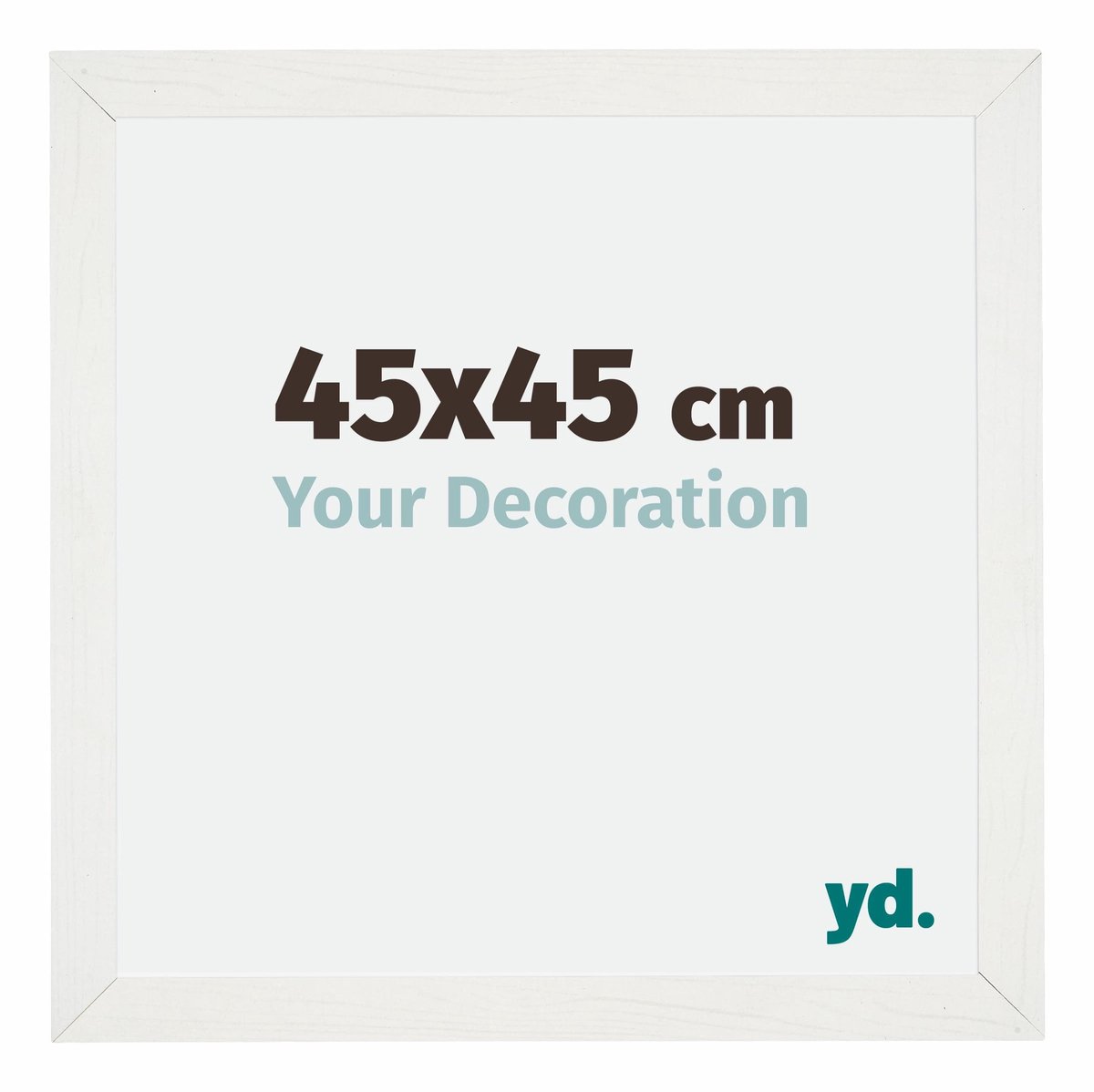yd. Your Decoration - Fotolijst 45x45 cm - MDF - Wit Geveegd - Mura