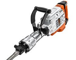 Sloophamer - Breekhamer - Elektrische Beitelhamer - 3500W - 60 Joule - 1900 Slagen per Minuut - Inclusief Platte en Puntbeitel - Anti-Tril - 360° Draaibare Handgreep - Voor Beton Breken - Renovatie - Bouw - Installatiewerk