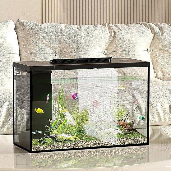 Aquarium scheidingswand lade plastic gaas aquarium eierdoos lichtverspreider, vissentank Aquarium scheidingswand lade plastic gaas aquarium eierdoos lichtverspreider, vissentank