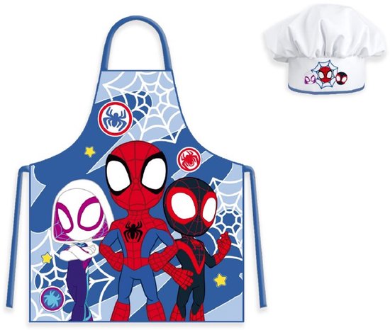 Spidey Spiderman - Kinderschort met koksmuts