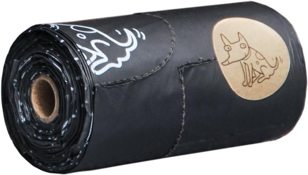 100% Certified Home Compostable & Biodegradable Dog Poop Bags - ASTM D6400 & EN 13432 Compliant Dog Poop Bags Rolls - 90 Bags - 6 x Rolls Vegetable Poop Bags for