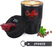 Thermosbeker 360 ml - makkelijk reinigen - lekvrije Koffiebeker - RVS