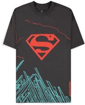 DC Comics Superman - Dark Grey son of Krypton Heren T-shirt - 2XL - Grijs