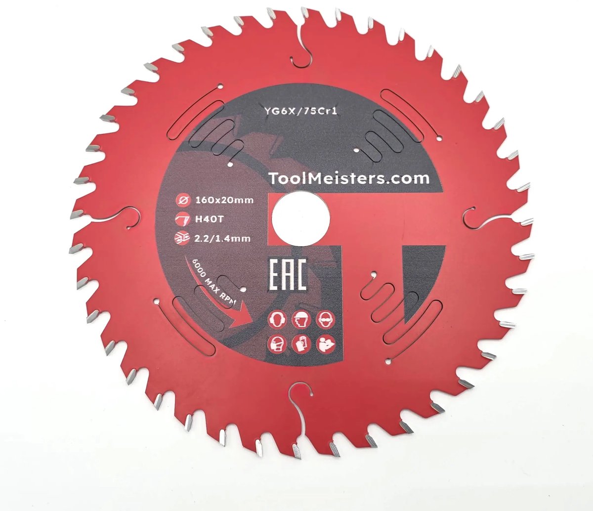 Toolmeisters - Cirkelzaagblad TCT | 160 x 40T x 20 mm