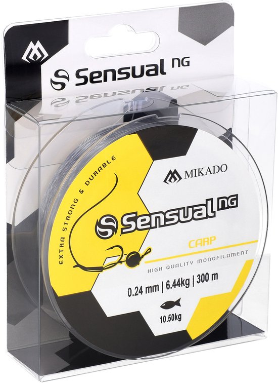 Mikado Karperlijn 0.33 mm 300m - Nylon Vislijn 21.5kg - Transparant - Voor Karpervissen van Mikado — afbeelding 3